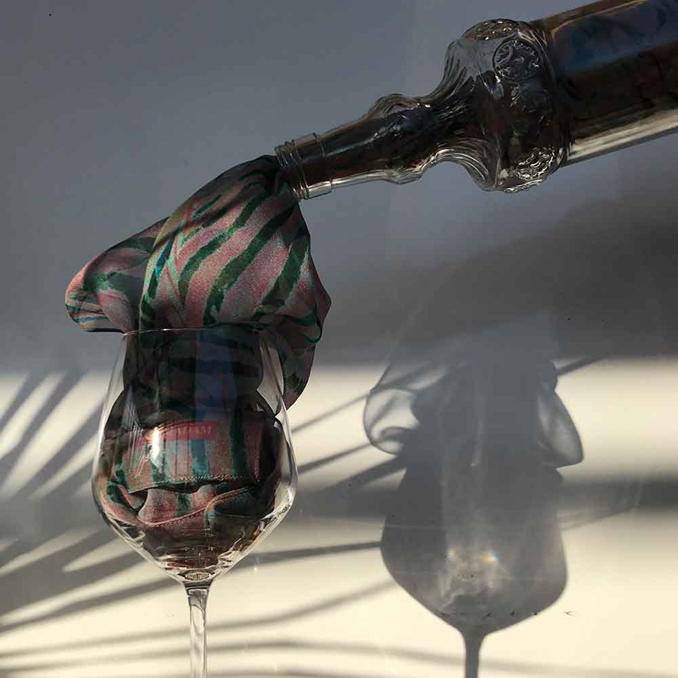 Stola in georgette 70cm/180cm