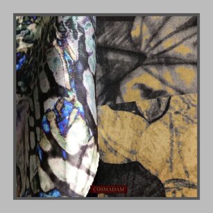 “... passaggio” Foulard in Pura Seta ft 90cm/90cm | Made in Italy