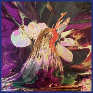 “… gallicizzo altri stili” Quadro in #PureSilk ft 33cm x 33cm | #MadeinItaly