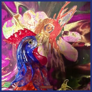 “… gallicizzo altri stili” Quadro in #PureSilk ft 33cm x 33cm | #MadeinItaly