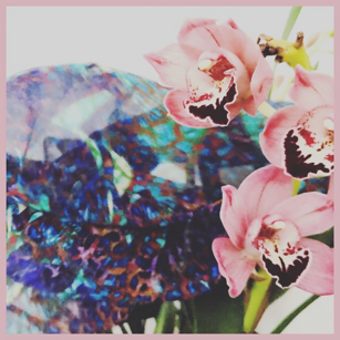 “Fluisci di leggerezza...” Stola in georgette 70cm/180cm