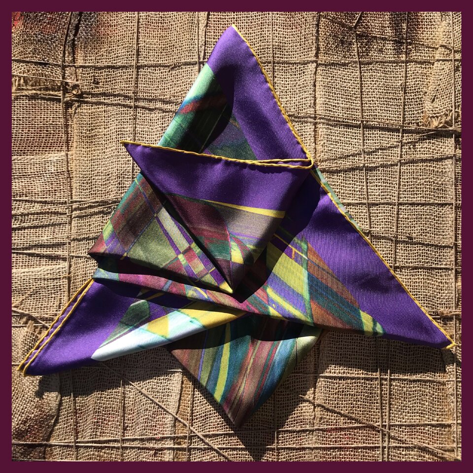 Foulard in Twill Seta