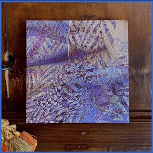 #Quadro in #PureSilk ft 20cm x 20cm #MadeInItaly “… preludio preparatorio della disorganicità del reale.”