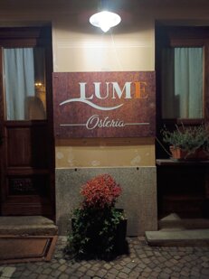 Piatti sulla tavola di Lume Osteria