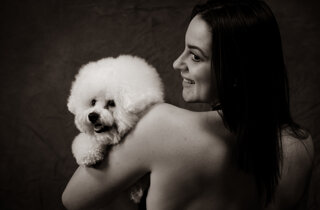 Dettaglio legame animale e umano fotografia professionale Pistoia