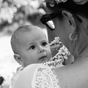 Ritratto sposa e bambina Toscana wedding photography - PhotoVision Atelier