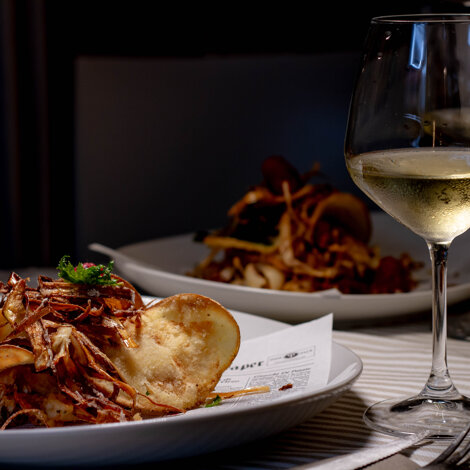 Interior photography ristorante e cucina professionale Toscana