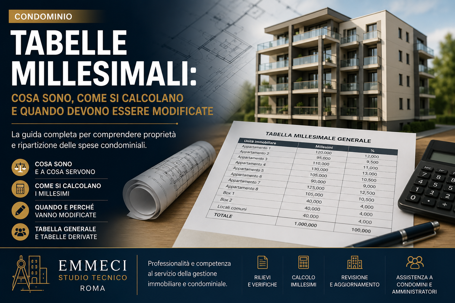 Tabelle millesimali: cosa sono, come si calcolano e quando devono essere modificate Tabelle millesimali: cosa sono, come si calcolano e quando devono essere modificate