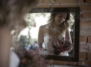 Mirror intimate portrait 