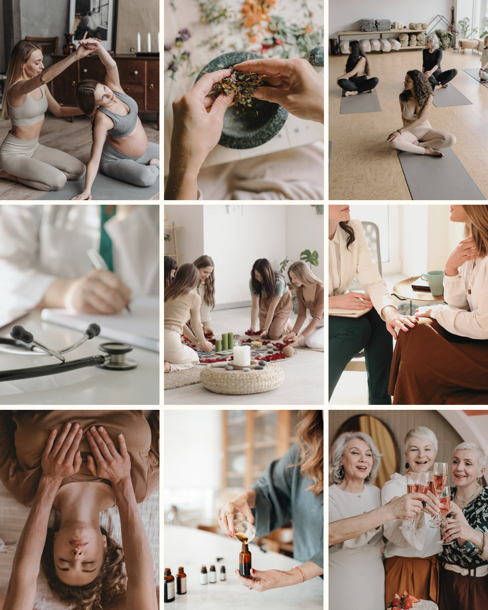 post instagram feed 45 griglia moodboard collage semplice bellezza skincare