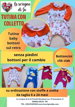 tutina baby personalizzata