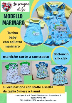 tutina baby marinara con colletto 