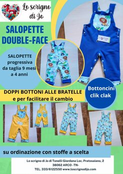salopette doubleface personalizzata