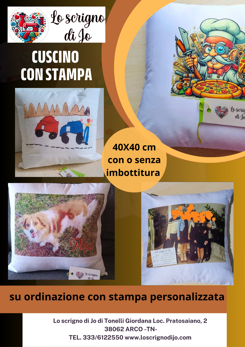 cuscino stampa
