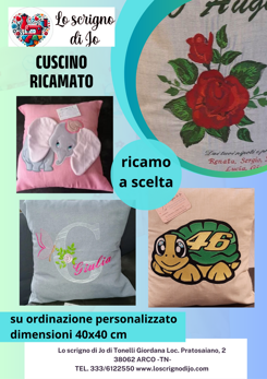 cuscino ricamo