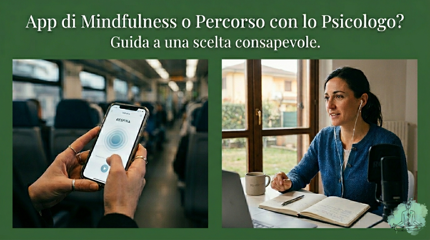 App di Mindfulness o Percorso con lo Psicologo? App di Mindfulness o Percorso con lo Psicologo?