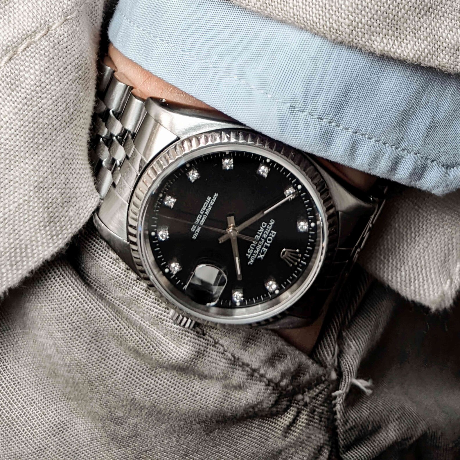 rolex datejust full-set