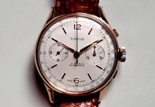 vetta rose gold chronograph vetta rose gold chronograph