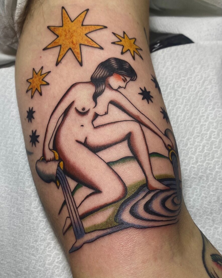 tarot tattoo star tradizionale traditional tattoos vintage tattoooing
