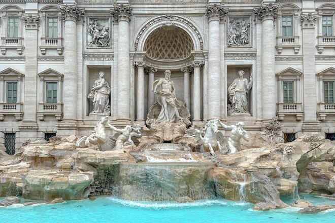 Fontana di Trevi a pagamento