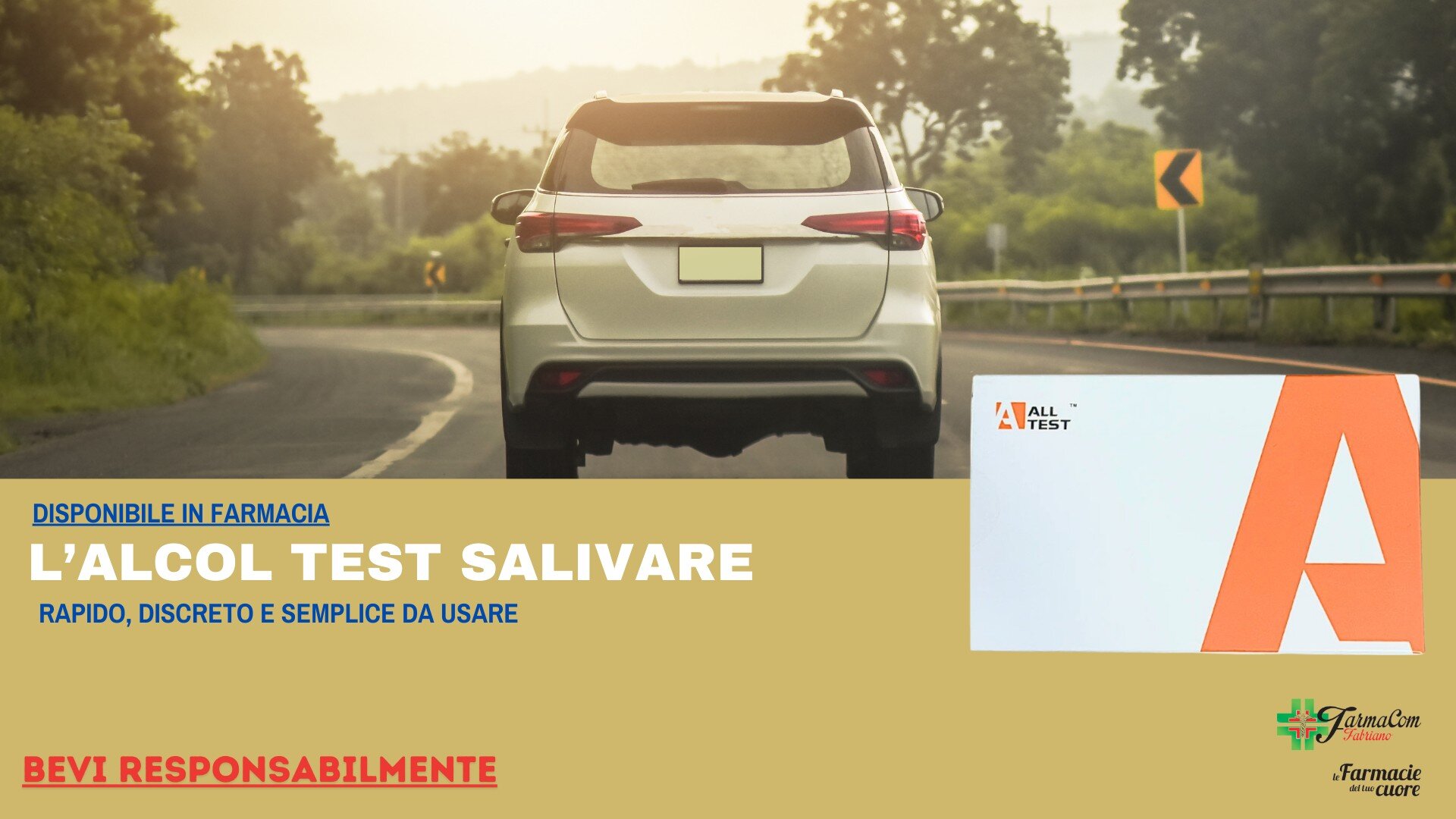 ALCOL TEST SALIVARE DISPONIBILE NELLE FARMACIE ALCOL TEST SALIVARE DISPONIBILE NELLE FARMACIE