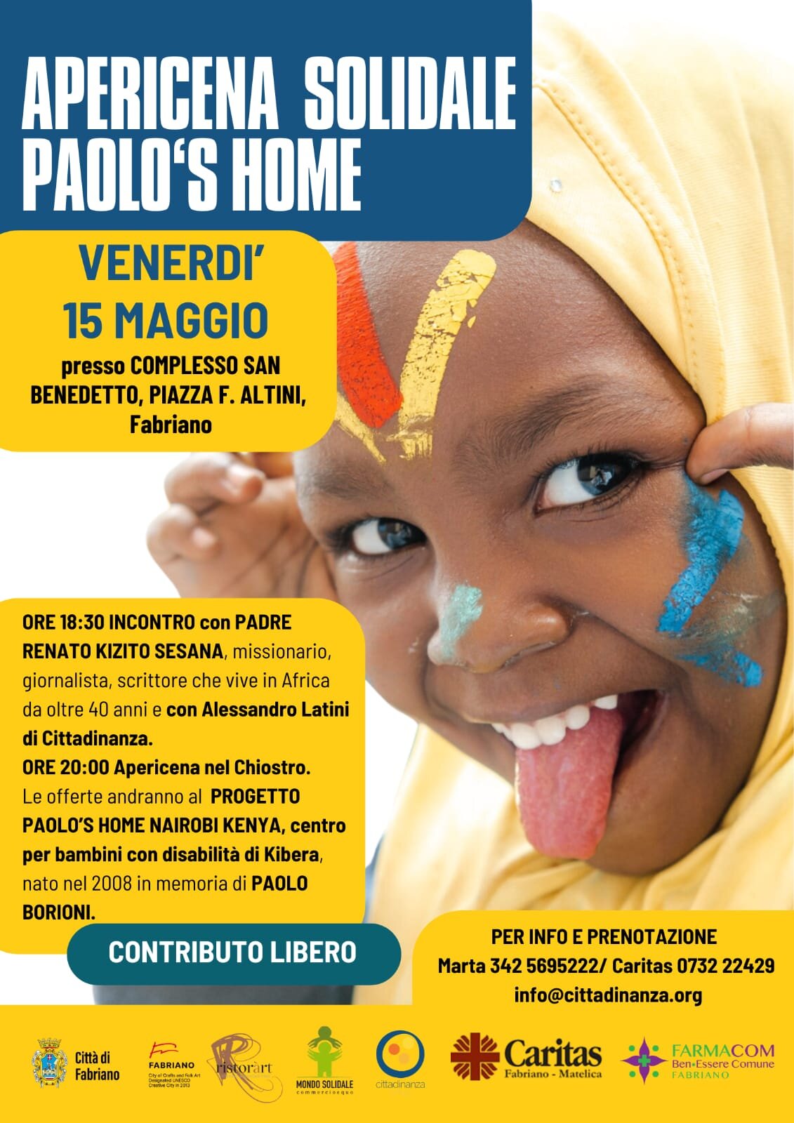 Apericena solidale Paolo's Home
