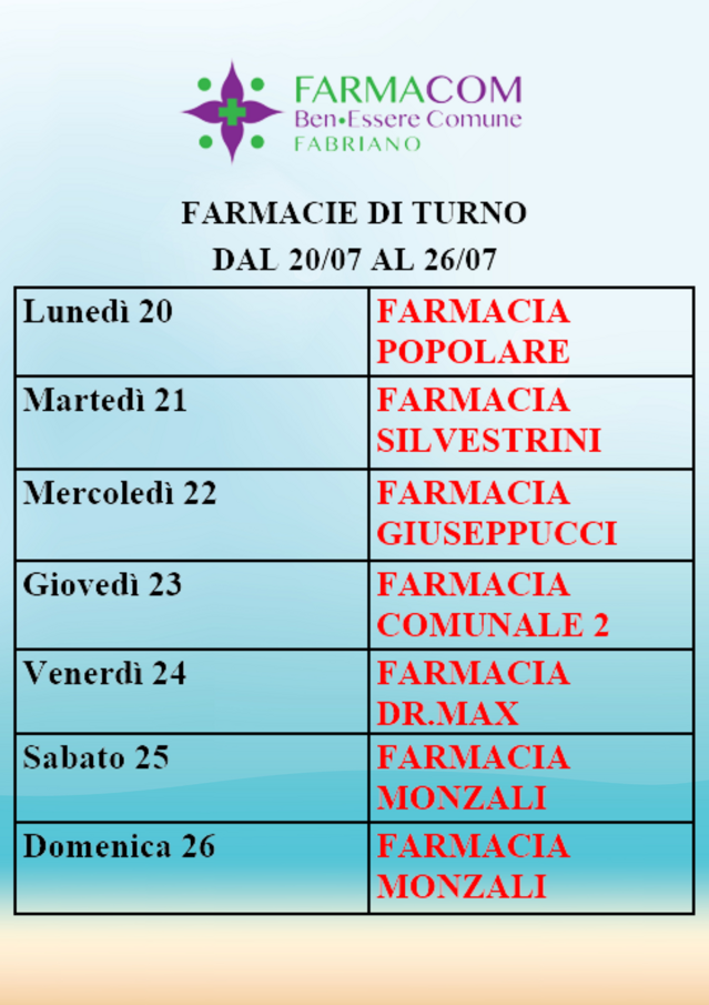 turni dal 20.07 ldwall