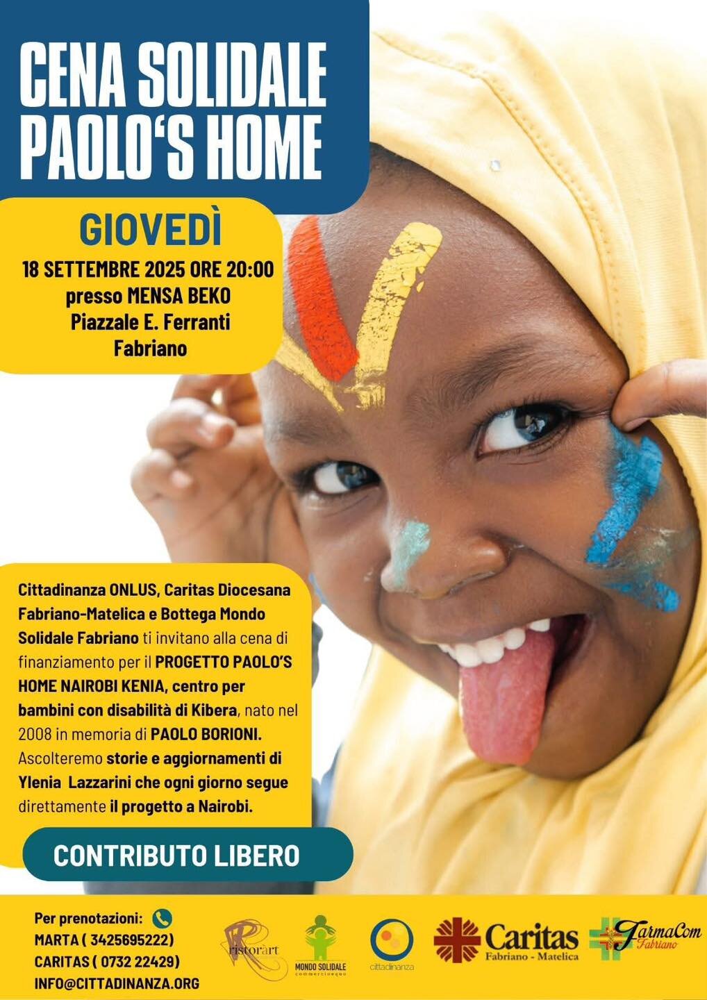 Cena solidale per Paolo’s Home Cena solidale per Paolo’s Home