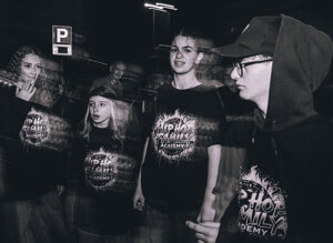 esibizione della classe hip hop a Trapani