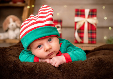 natale foto studio bambini