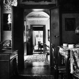 Villa Lattes - interni L'attuale Sala da Musica al tempo di Bruno Lattes