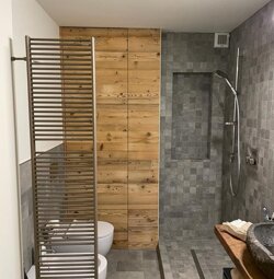 Bagno legno prima patina