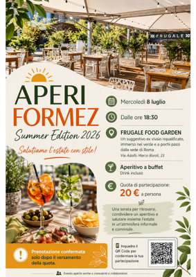 locandina aperiformez luglio 2026
