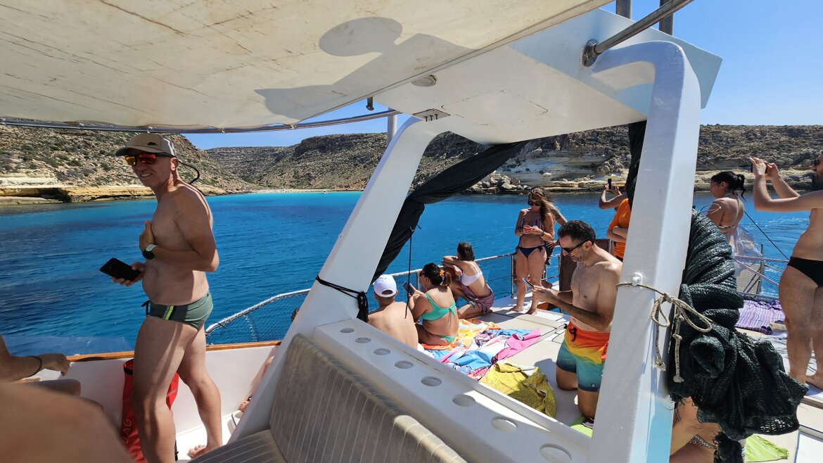 Sciatumia a Cala Pulcino