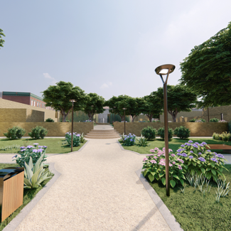 Giardino storico del palazzo Orineti Comune di Aversa (CE)