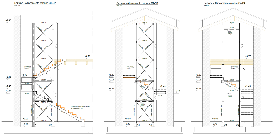 Castelletto scala e ascensore