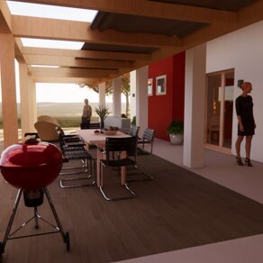 Vista portico Vista portico