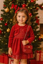 abito-con-finto-cardigan-in-velluto-e-strass-con-borsetta