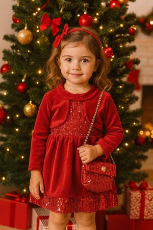 abito-con-finto-cardigan-in-velluto-e-strass-con-borsetta