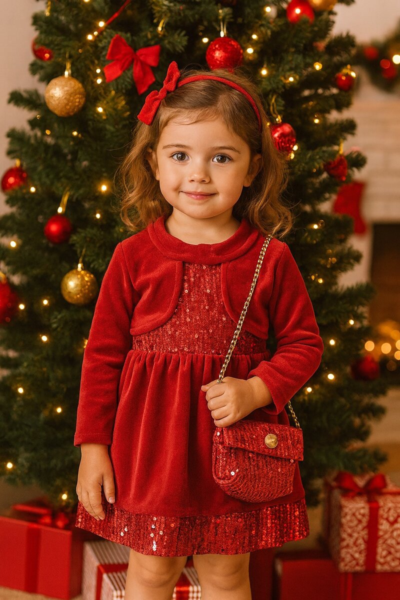 abito-con-finto-cardigan-in-velluto-e-strass-con-borsetta