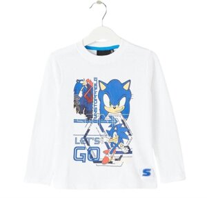 maglietta-in-cotone-sonic-bianca