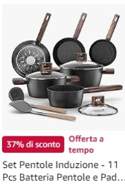 set di pentole Amazon