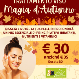 trattamento viso magia autunno