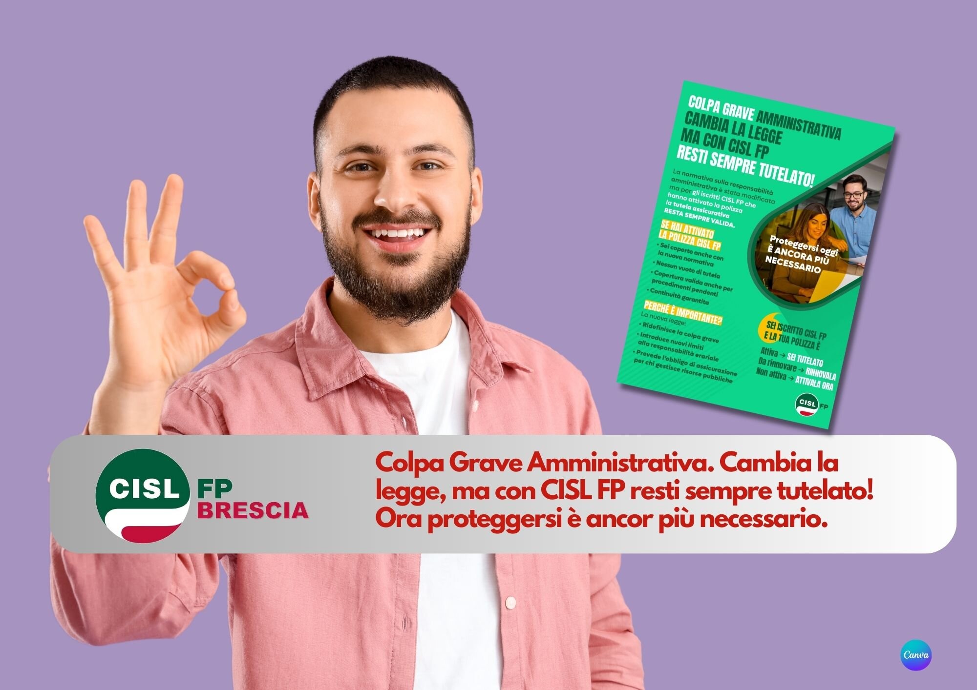 CISL FP Brescia. Colpa Grave amministrativa: cambia la legge, ma con CISL FP resti sempre tutelato