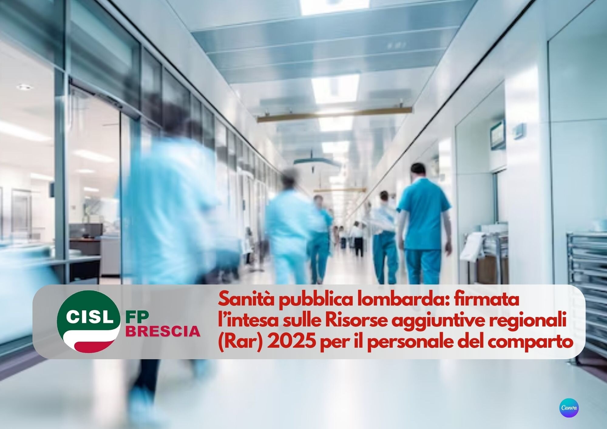 CISL FP Brescia. Personale del comparto del Sistema Sanitario regionale: firmata intesa sulle Risorse Aggiuntive Regionali (RAR) 2025. CISL FP Brescia. Personale del comparto del Sistema Sanitario regionale: firmata intesa sulle Risorse Aggiuntive Regionali (RAR) 2025.