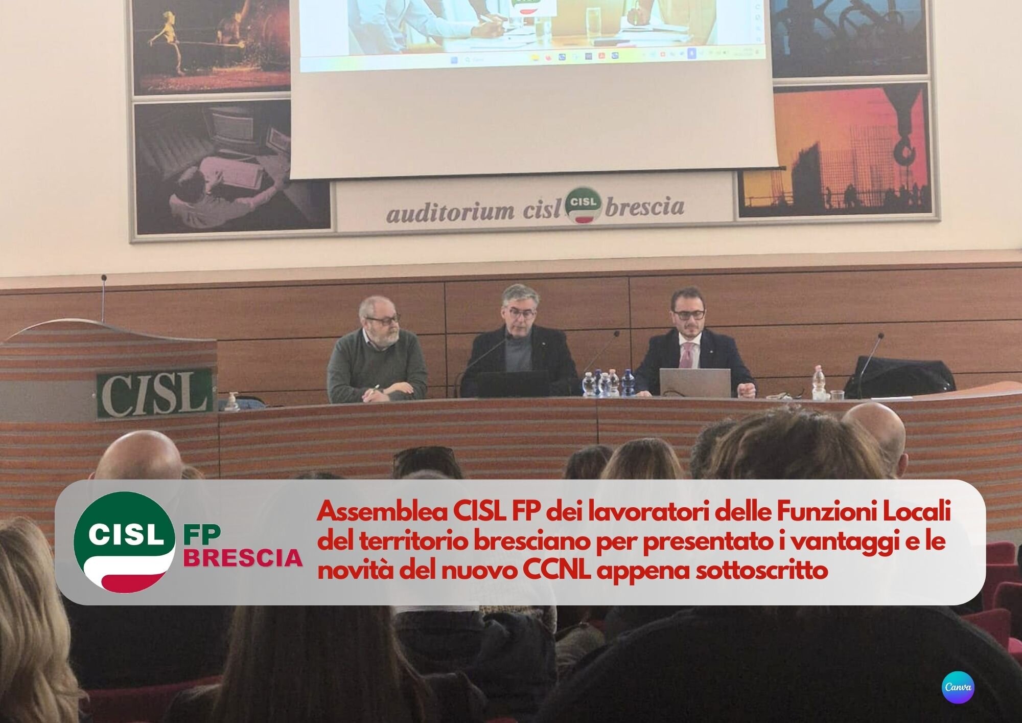 CISL FP Brescia. Assemblea dei lavoratori delle Funzioni Locali: focus nuovo CCNL 2022-2024