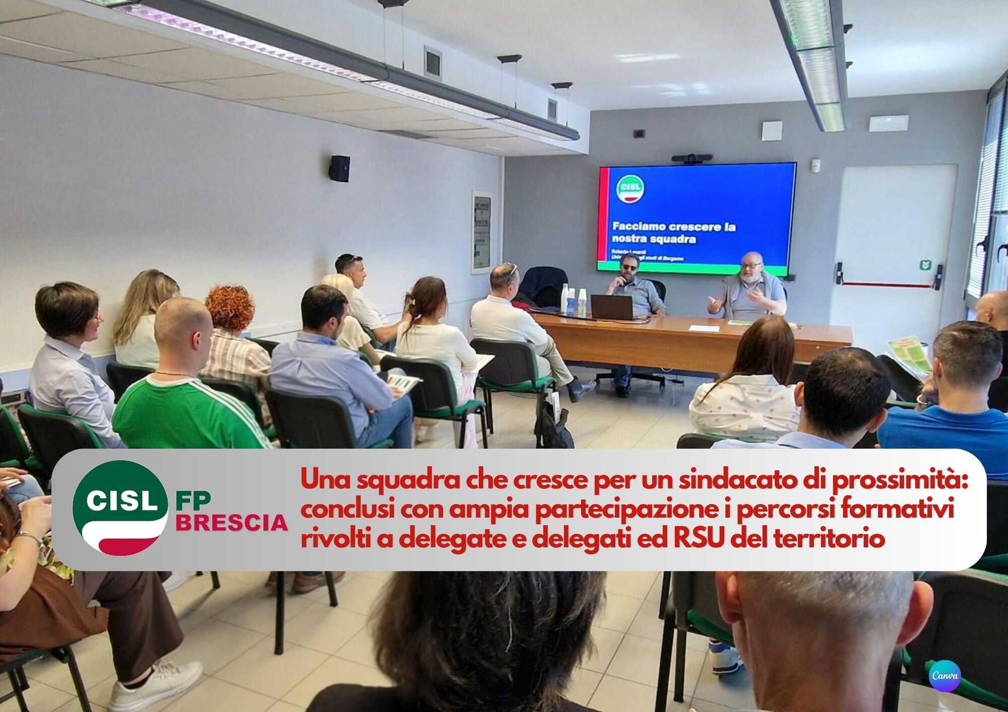 Cisl FP Brescia. La formazione fattore essenziale per essere sindacato di prossimità Cisl FP Brescia. La formazione fattore essenziale per essere sindacato di prossimità