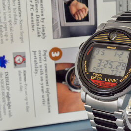 Timex Data Link 150 Microsoft Nasa Watch cinturino
