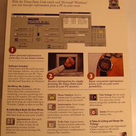 Timex Data Link 150 Microsoft Nasa Watch cinturino