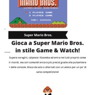 Game & Watch Super Mario Nintendoversione 35° Anni